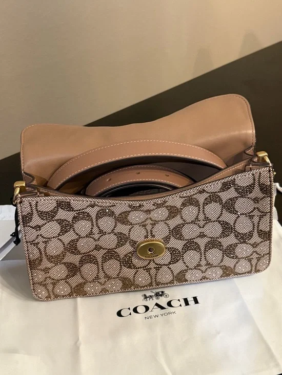 Coach Crystal Tabby w/Mushroom Leather - Picture 10 of 12